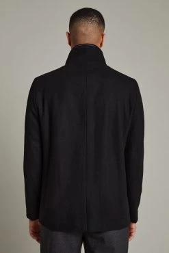 MATINIQUE Miesten Villakangastakki HARVEY SHORT Musta -Makia kauppa matinique miesten villakangastakki harvey short musta 3 scaled