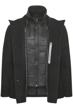 MATINIQUE Miesten Villakangastakki HARVEY SHORT Musta -Makia kauppa matinique miesten villakangastakki harvey short musta 7 scaled