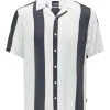 Only And Sons Kauluspaita, WAYNE LIFE REG STRIPE VISCOSE Raidallinen Sininen