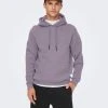 Only And Sons Miesten Huppari ONSCERES LIFE HOODIE SWEAT Liila