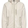 Only And Sons Miesten Kevättakki WANG TECHNICAL JACKET Beige