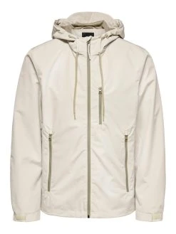 Only And Sons Miesten Kevättakki WANG TECHNICAL JACKET Beige
