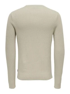 Only And Sons Miesten Neule, PHIL STRUCTURE KNIT Beige -Makia kauppa only and sons miesten neule phil structure knit beige 7