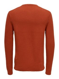 Only And Sons Miesten Neule, PHIL STRUCTURE KNIT Poltettu Oranssi -Makia kauppa only and sons miesten neule phil structure knit poltettu oranssi 4