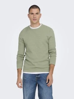 Only And Sons Miesten Neulepaita, Panter 12 Nos Limenvihreä