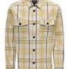 Only And Sons Miesten Paita, MILO CHECK OVERSHIRT NOS Keltainen Ruutu