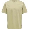 Only And Sons, Miesten T-Paita, Onsfred Rls Ss Tee Noos Khaki