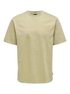 Only And Sons, Miesten T-Paita, Onsfred Rls Ss Tee Noos Khaki