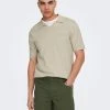 Only And Sons Paita, ACE SLUB SS POLO Beige