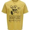 Only And Sons T-paita, PACMAN REG TEE Keltainen