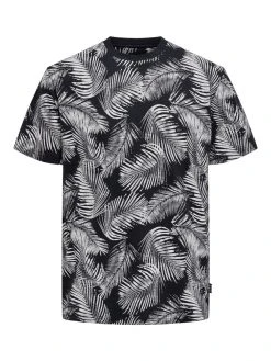 Only And Sons T-paita, PERRY REG LEAF Sininen Kuosi