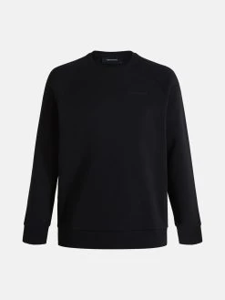 Peak Performance Miesten Collegepaita ORIGINAL SMALL LOGO BLACK Musta