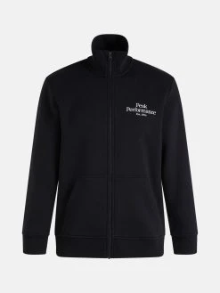 Peak Performance Miesten Collegetakki ORIGINAL ZIP JACKET Musta