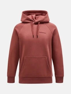 Peak Performance Miesten Huppari ORIGINAL SMALL HOODIE Poltettu Oranssi