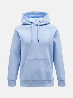 Peak Performance Miesten Huppari ORIGINAL SMALL LOGO HOODY Vaaleansininen