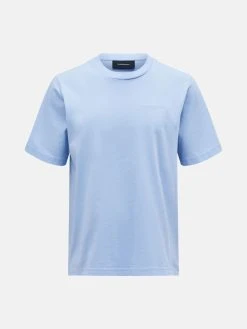 Peak Performance Miesten Lyhythihainen T-Paita ORIGINAL SMALL LOGO Vaaleansininen