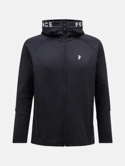Peak Performance Välikausitakki, RIDER ZIP HOODIE Musta