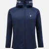 Peak Performance Välikausitakki, RIDER ZIP HOODIE Tummansininen