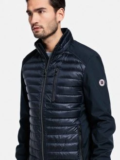 Reset Miesten Takki MANNHEIM MATERIAL MIX Tummansininen -Makia kauppa reset miesten takki mannheim material mix tummansininen 4