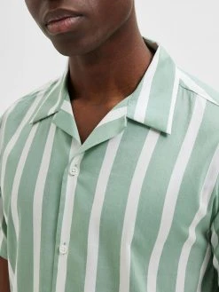 Selected Kauluspaita, REGAIR SHIRT Raidallinen Vihreä -Makia kauppa selected kauluspaita regair shirt raidallinen vihrea 4