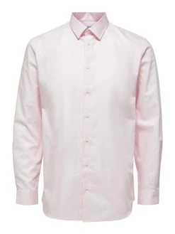 Selected Miesten Kauluspaita ETHAN SLIM Pinkki