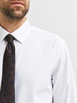 Selected Miesten Kauluspaita ETHAN SLIM Valkoinen -Makia kauppa selected miesten kauluspaita ethan slim valkoinen 4 scaled