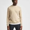 Selected Miesten Neule BERG CREW NECK Vaalea Beige