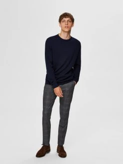 Selected Miesten Neule BERG CREW NECK Tummansininen -Makia kauppa selected miesten neule berg crew neck tummansininen 6