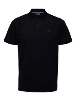 Selected Miesten Pikeepaita HAZE POLO Musta -Makia kauppa selected miesten pikeepaita haze polo musta 3