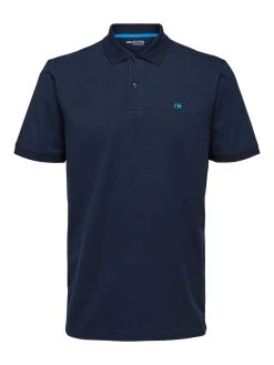 Selected Miesten Pikeepaita HAZE POLO Tummansininen