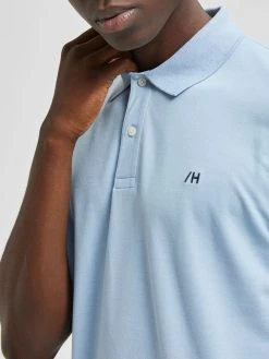Selected Miesten Pikeepaita HAZE POLO Vaaleansininen -Makia kauppa selected miesten pikeepaita haze polo vaaleansininen 3
