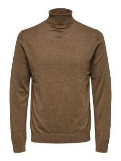 Selected, Miesten Pooloneule, Berg Roll Neck Beige -Makia kauppa selected miesten pooloneule berg roll neck nos vtt beige 3