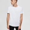 Selected, Miesten T-Paita, New Pima SS O-Neck Valkoinen
