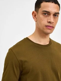 Selected Miesten T-paita NORMAN 180 NOS O-NECK Armeijanvihreä -Makia kauppa selected miesten t paita norman 180 nos o neck armeijanvihrea 4 1