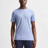 Selected Miesten T-paita NORMAN MINI STRIPE Keskisininen