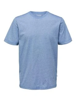 Selected Miesten T-paita NORMAN MINI STRIPE Keskisininen -Makia kauppa selected miesten t paita norman mini stripe keskisininen 3