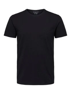 Selected Miesten T-paita, Pima Ss O-neck Musta -Makia kauppa selected miesten t paita pima ss o neck musta 3