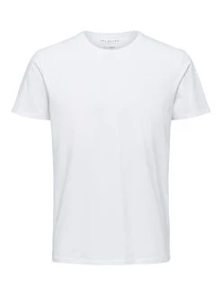 Selected Miesten T-paita, Pima Ss O-neck Valkoinen -Makia kauppa selected miesten t paita pima ss o neck valkoinen 3