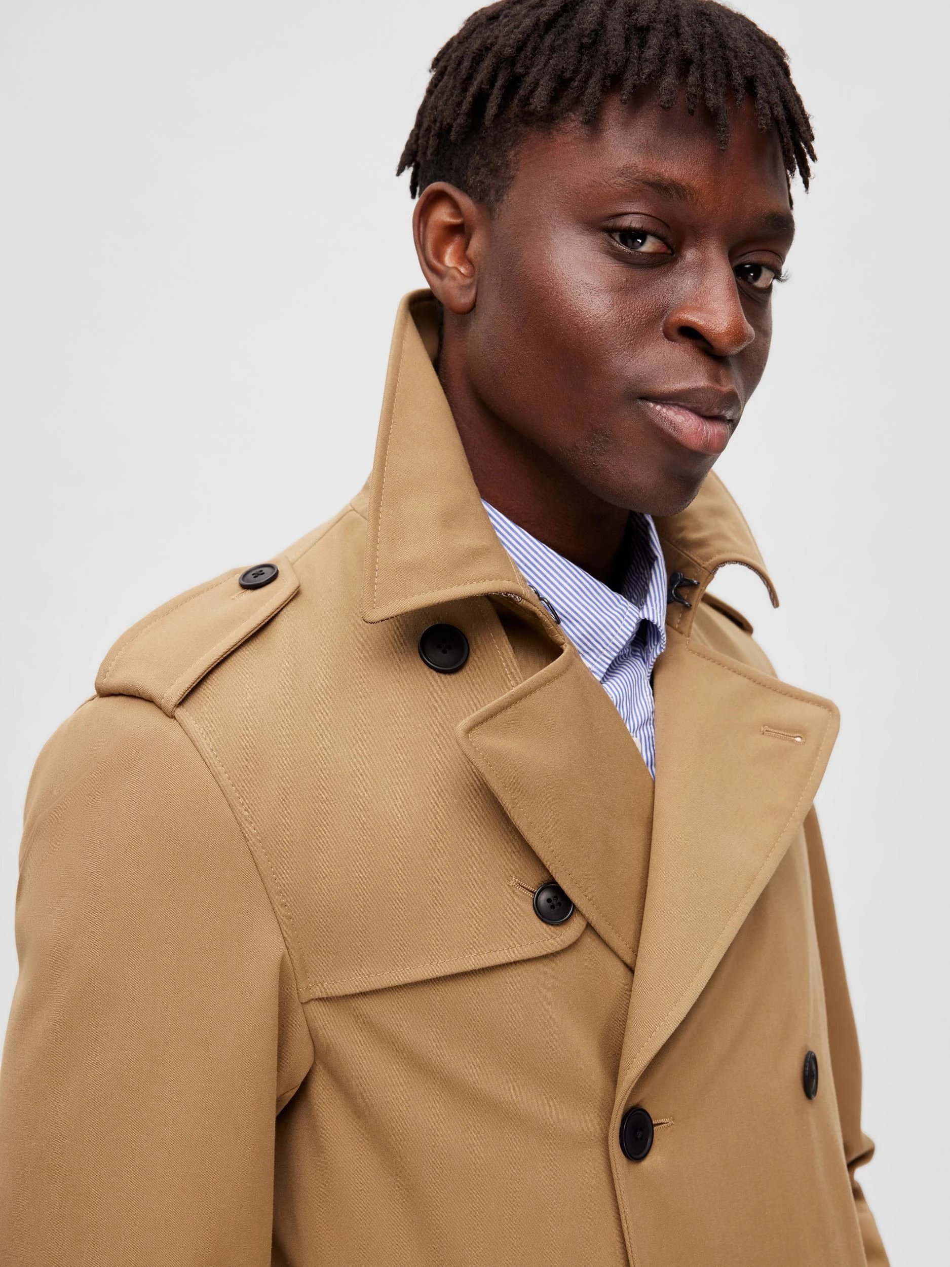 Makia kauppa -Makia kauppa selected trenssi william trenchcoat beige 5