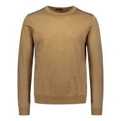 Sinnuu, Miesten Neule, Merino Crew Beige