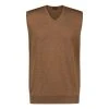Sinnuu Miesten Neuleliivi Merino Vest V-Neck Beige