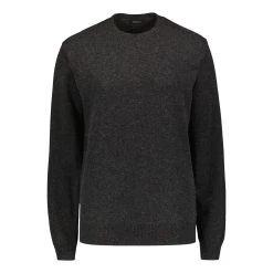 Sinnuu Miesten Neulepaita Wool Cashmere O Tummanharmaa