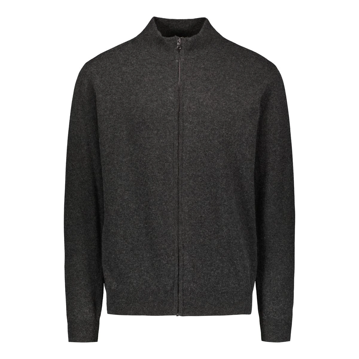Sinnuu Miesten Neuletakki Wool Cashmere Full Zip Tummanharmaa 1 Sinnuu Miesten Neuletakki Wool Cashmere Full Zip Tummanharmaa