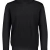 Sinnuu Miesten Pooloneule Merino Roll Neck Musta