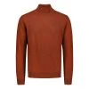 Sinnuu Miesten Pooloneule Merino Roll Neck Poltettu Oranssi