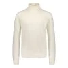 Sinnuu Miesten Pooloneule, Wool Cashmere Roll Neck Valkoinen