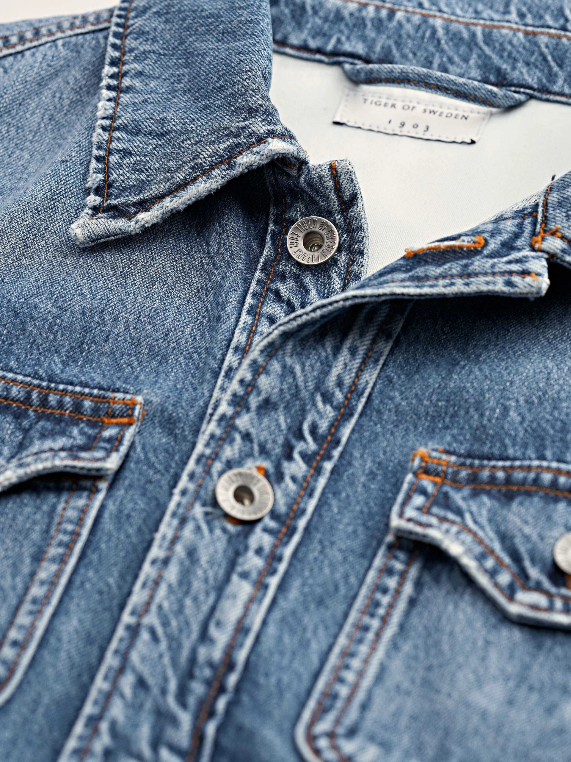 Tiger Of Sweden Miesten Farkkutakki GET Indigo 5 Tiger Of Sweden Miesten Farkkutakki GET Indigo - Image 5