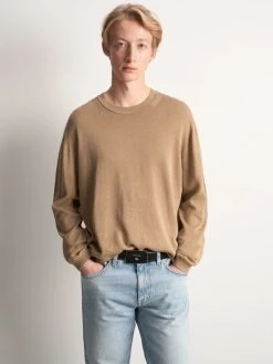 Tiger Of Sweden Miesten Neule KAWAU LINEN COTTON Beige