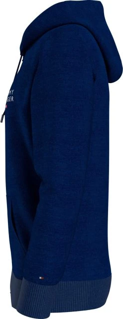 Tommy Hilfiger Collegehuppari, FZ HOODIE HWK Tummansininen -Makia kauppa tommy hilfiger collegehuppari fz hoodie hwk tummansininen 3 scaled