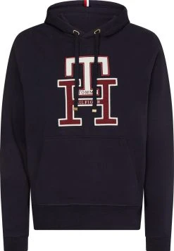 Tommy Hilfiger Miesten Huppari Lux Monogram Hoody Tummansininen